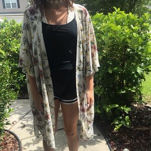 Floral kimono